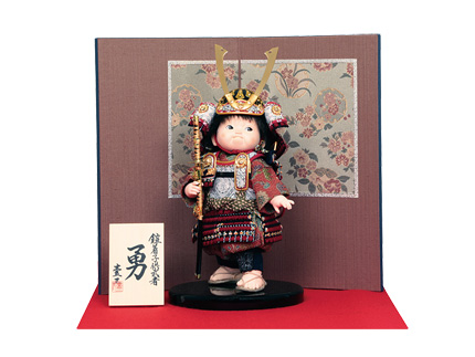 勇 花紋飾り